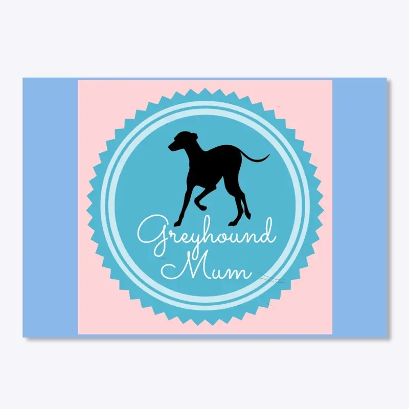 Greyhound MUM Drinkware, Stickers